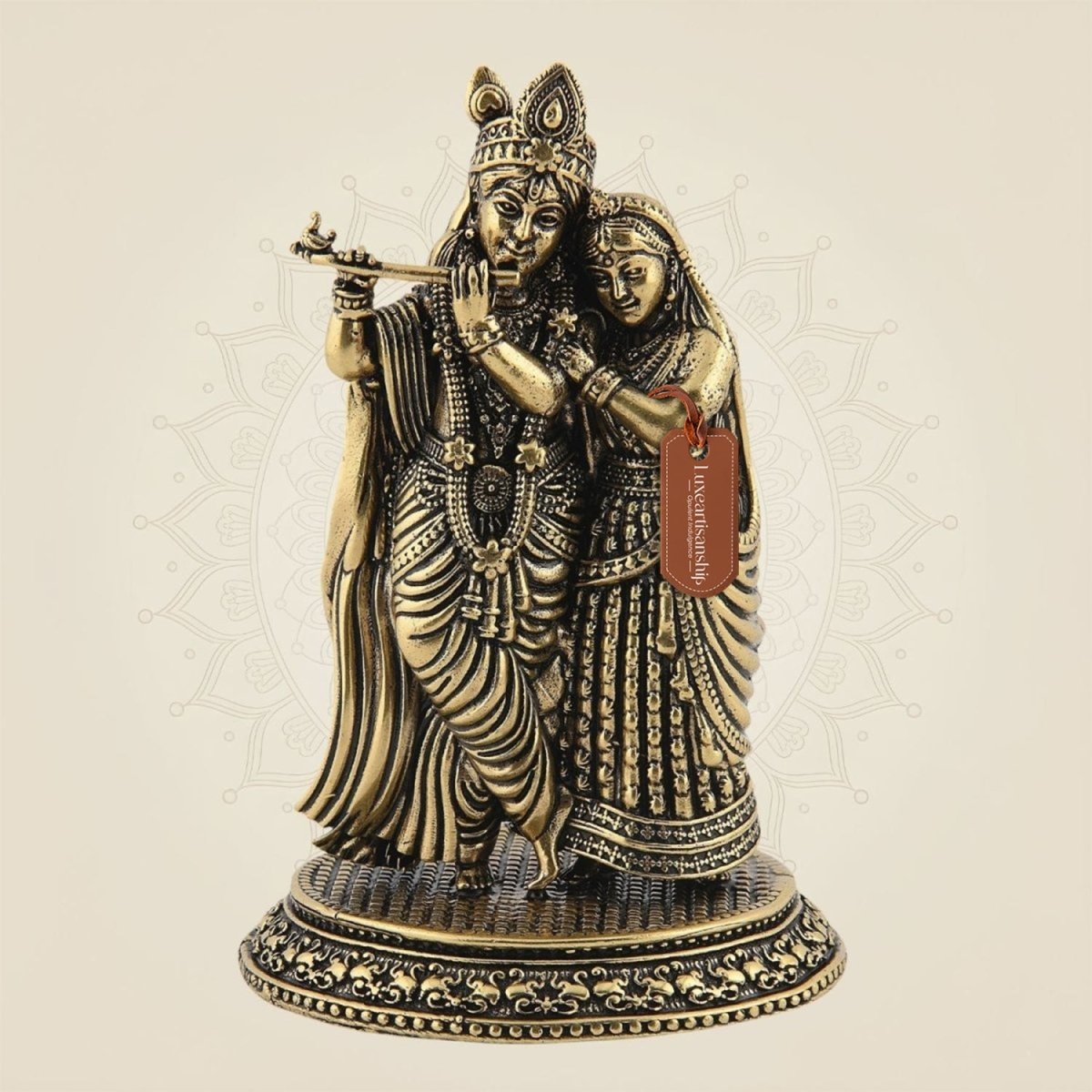 Radha Krishna Brass Idol