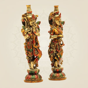 Brass Radha Krishna Idol Leela