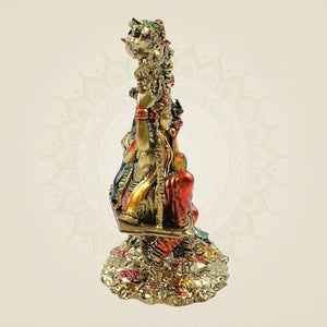 Pure Brass Radha Krishna