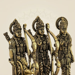 Brass Ram Darbar Statue