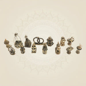 Rani Trishala Brass 14 Swapna (Auspicious Dreams) Set - Luxeartisanship