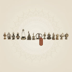 Rani Trishala Brass 14 Swapna (Auspicious Dreams) Set - Luxeartisanship