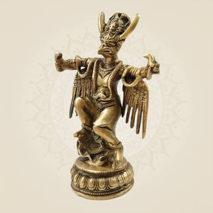 Brass Vahan Statue for Temple & Home Décor