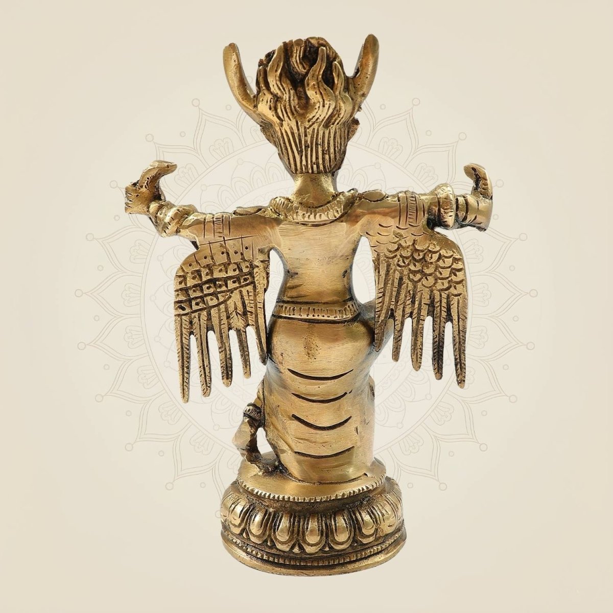 Handmade Pure Brass Garuda Idol