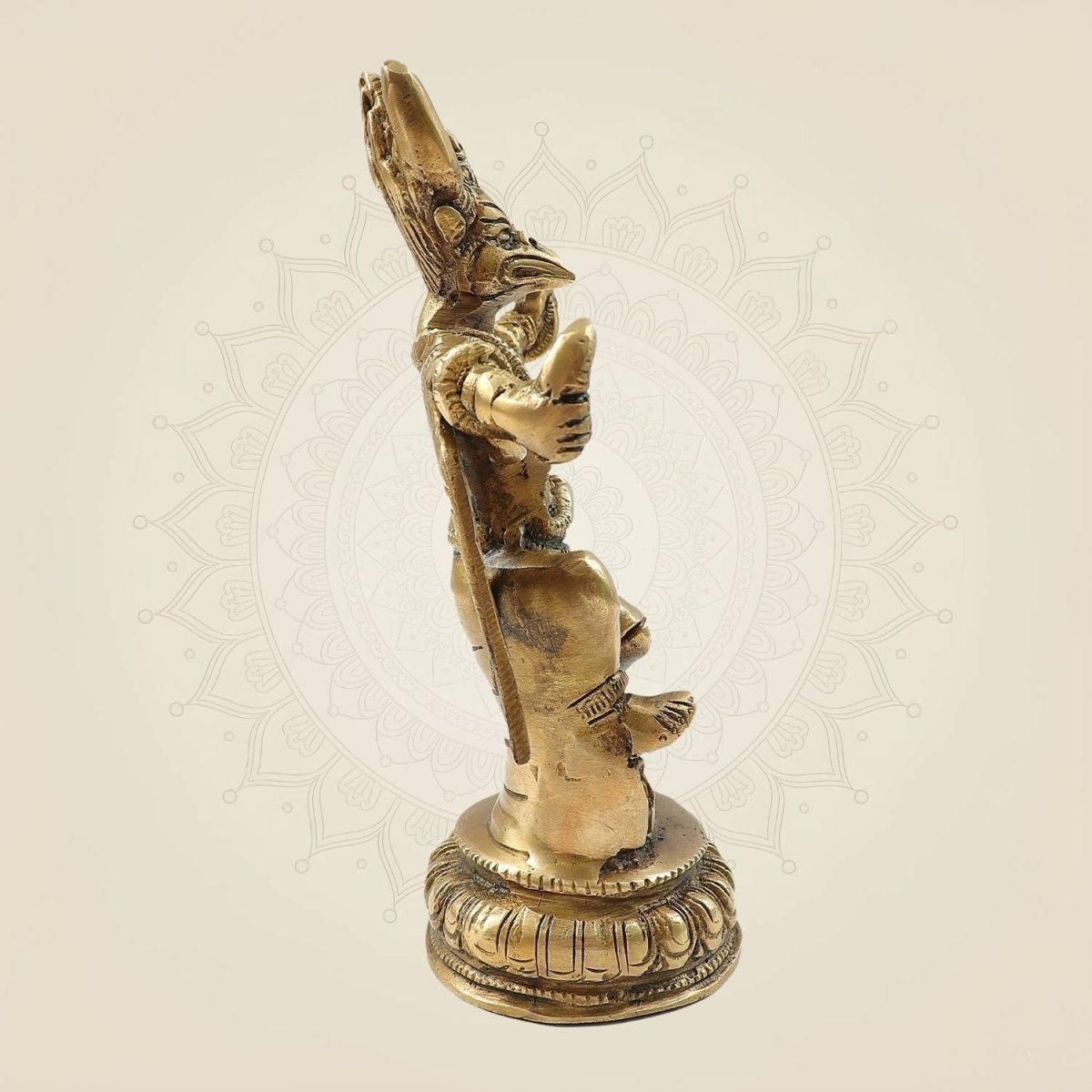 Sacred Brass Garuda Murti