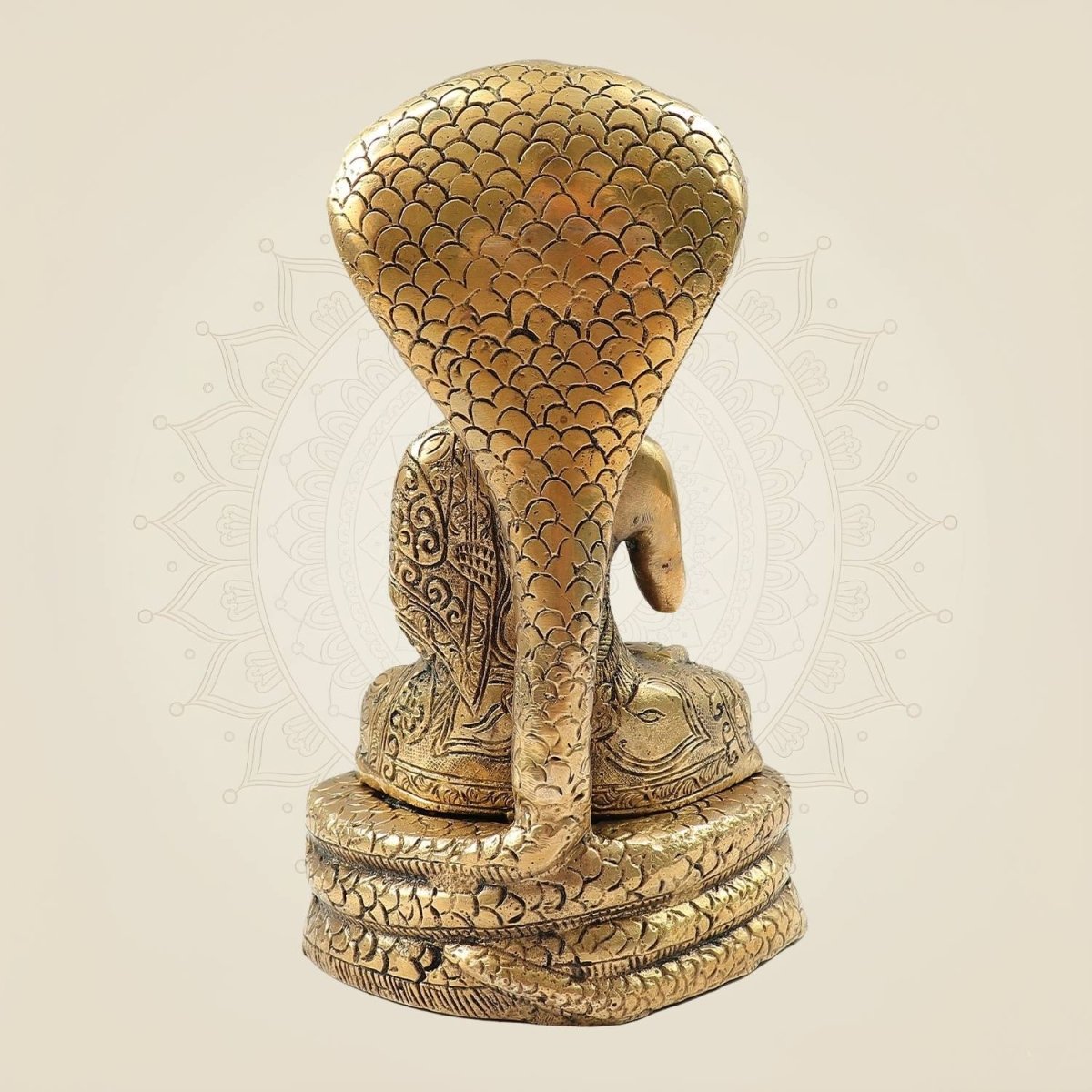 Serene Brass Buddha Statue for Home Decor