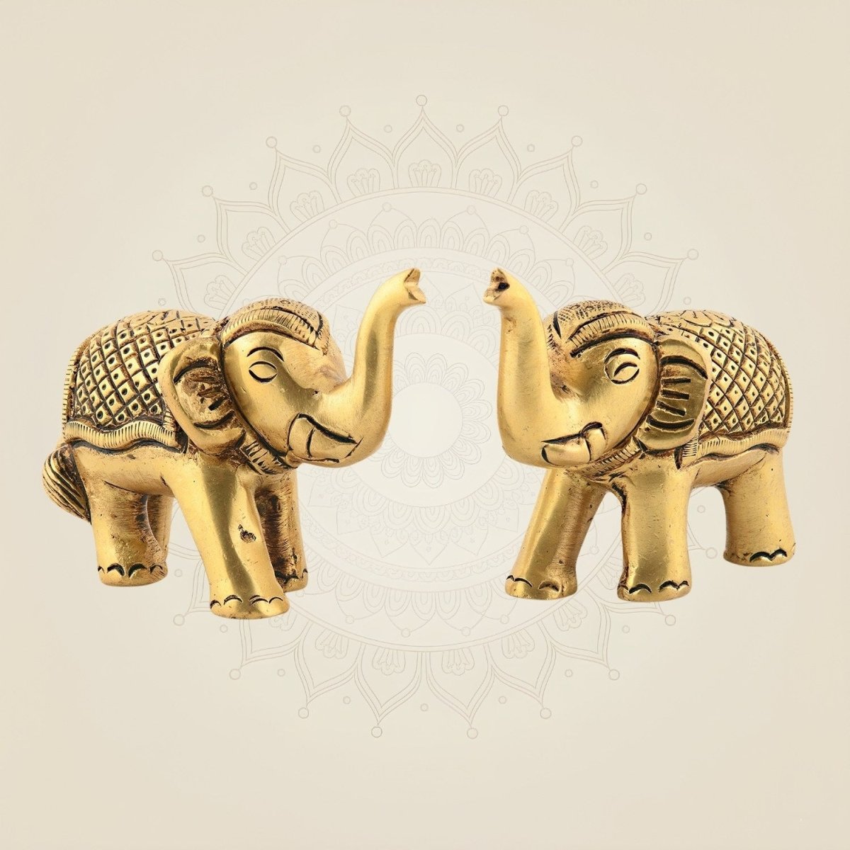 Handmade Brass Elephant Showpiece
