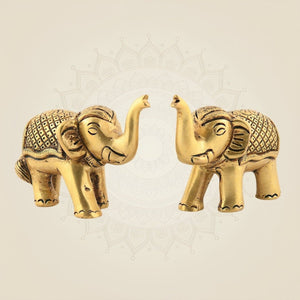 Handmade Brass Elephant Showpiece