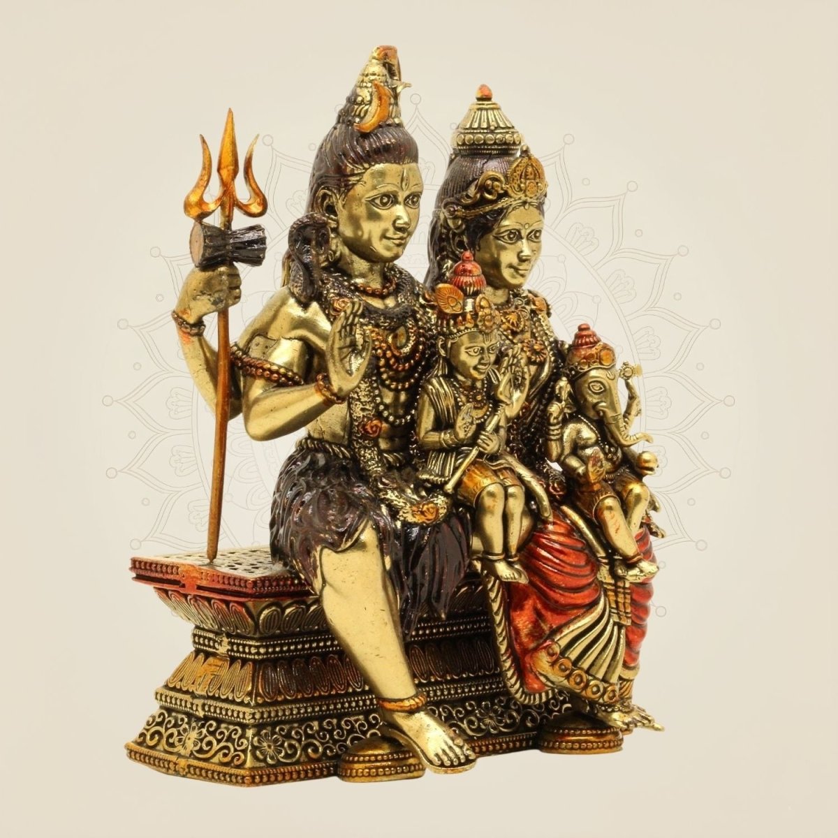 Brass Shiv Parivar Idol