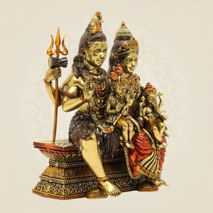 Brass Shiv Parivar Idol