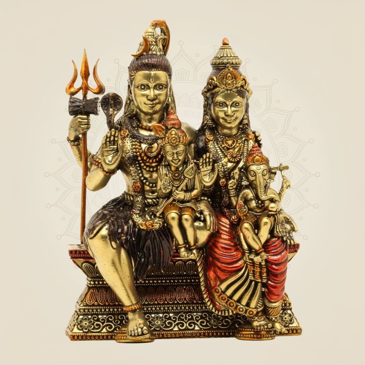 Brass Shiv Parivar Idol