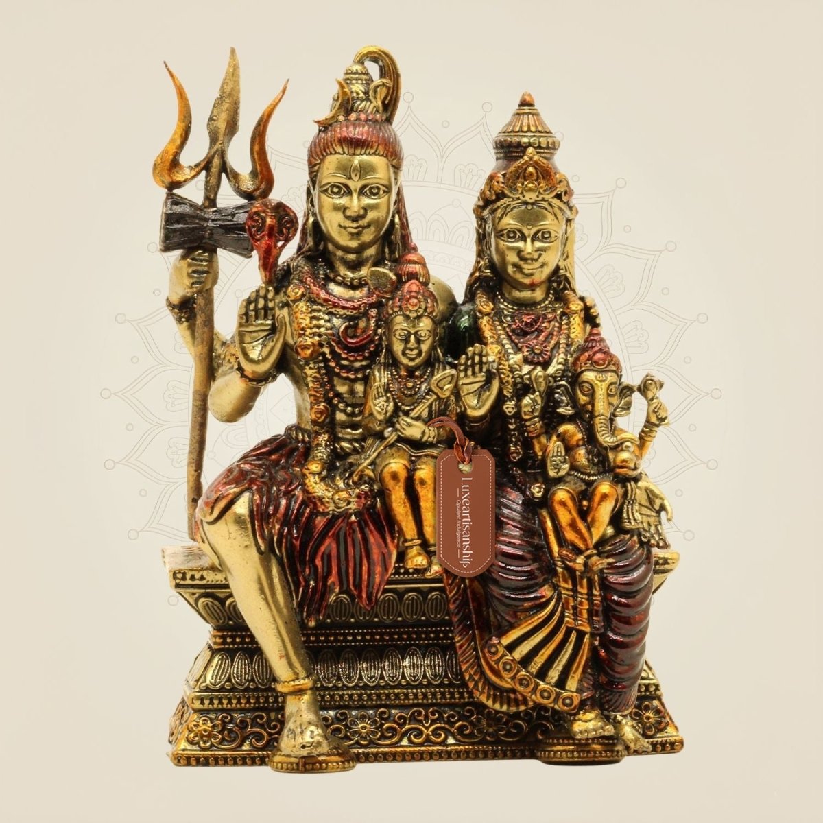 Shiv Parivar Brass Idol