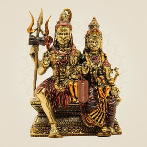 Shiv Parivar Brass Idol