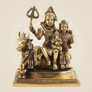 Shiv Parivar Brass Idol