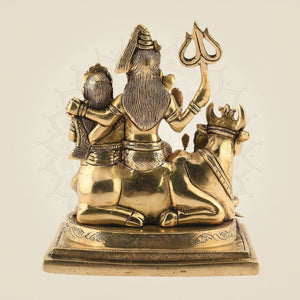 Shiv Parivar Brass statue