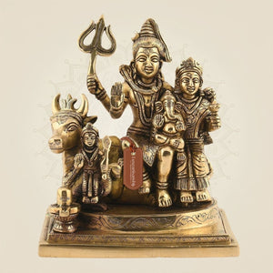 Shiv Parivar Brass Idol