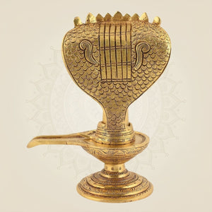 Shivling with Sheshnag murti