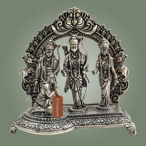 Silver Brass Ram Darbar Idol