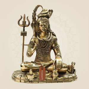 brass Shiva Idol