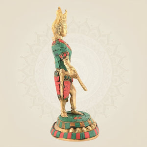 Tara Maa Brass Statue