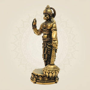 Standing Hanuman Bronze Idol – 3"