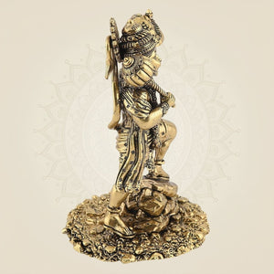 Standing Hanuman Idol in Brass