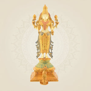 Brass Lakshmi ji Idol