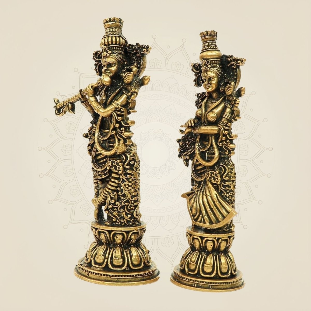 Radha Krishna Bronze Idol