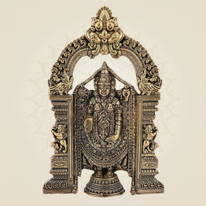 Tirupati Balaji brass idol