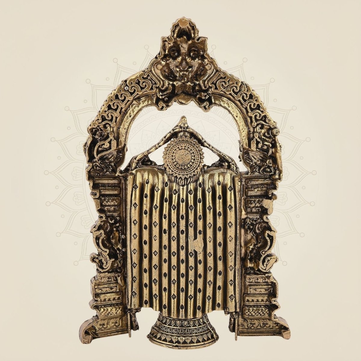Handcrafted brass Tirupati Balaji statue