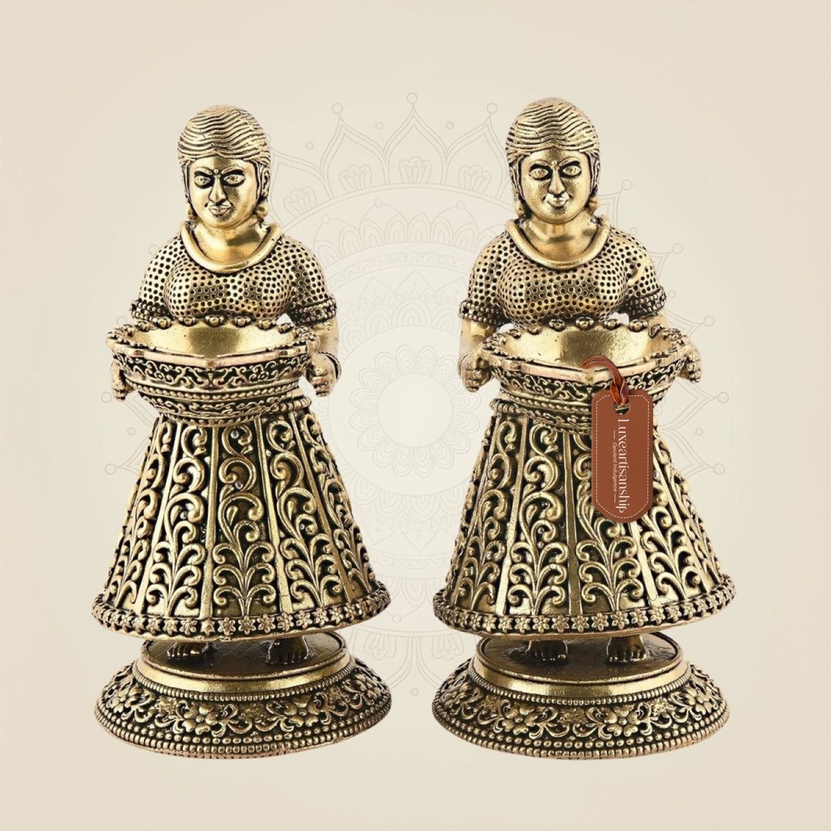 Traditional Brass Deep Lakshmi Diya