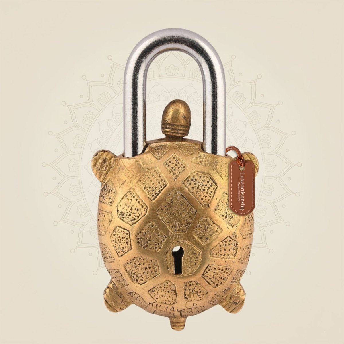 Turtle Shape Brass Lock
