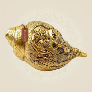 Vishvarupa Blowing Brass Shankh 2.5